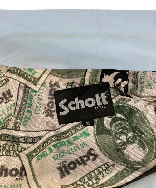 Schott（ショット）Schott (ショット) COATCH JACKET スカイブルー サイズ:XLの古着・服飾アイテム