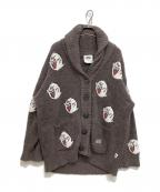 gelato pique×Nintendoジェラートピケ×ニンテンドー）の古着「カーディガン」｜グレー