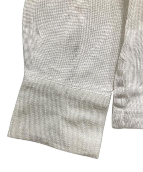 HERMES（エルメス）HERMES (エルメス) 長袖ポロシャツ ホワイト サイズ:Mの古着・服飾アイテム