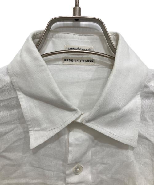 HERMES（エルメス）HERMES (エルメス) リネンシャツ ホワイト サイズ:38の古着・服飾アイテム