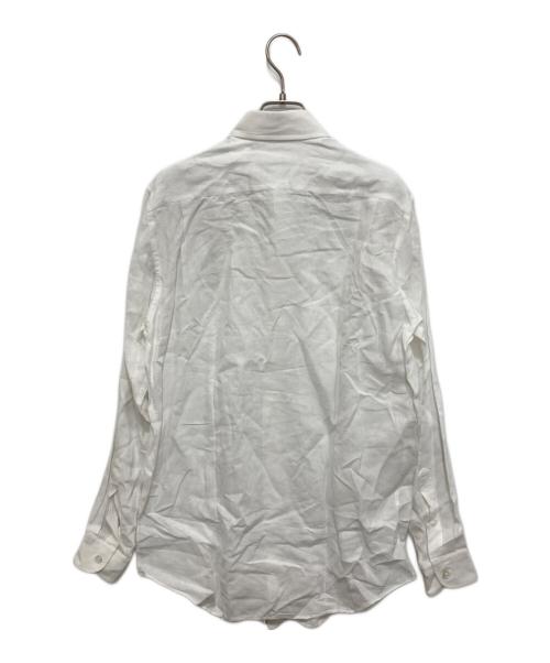 HERMES（エルメス）HERMES (エルメス) リネンシャツ ホワイト サイズ:38の古着・服飾アイテム