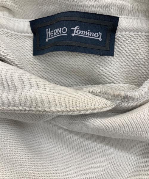 HERNO（ヘルノ）HERNO (ヘルノ) 立体ロゴパーカー グレー サイズ:44の古着・服飾アイテム