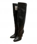 ZARAザラ）の古着「ハイヒールロングブーツ」｜ブラック