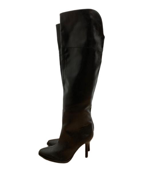 ZARA（ザラ）ZARA (ザラ) ハイヒールロングブーツ ブラック サイズ:39 未使用品の古着・服飾アイテム