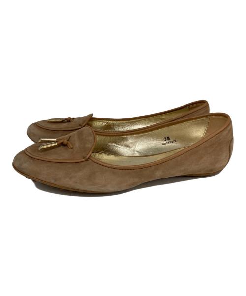 TOD'S（トッズ）TOD'S (トッズ) ドライビングシューズ ベージュ サイズ:38の古着・服飾アイテム