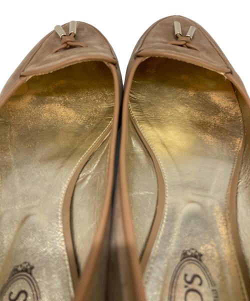 TOD'S（トッズ）TOD'S (トッズ) ドライビングシューズ ベージュ サイズ:38の古着・服飾アイテム