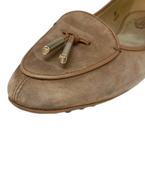 TOD'S（トッズ）TOD'S (トッズ) ドライビングシューズ ベージュ サイズ:38の古着・服飾アイテム