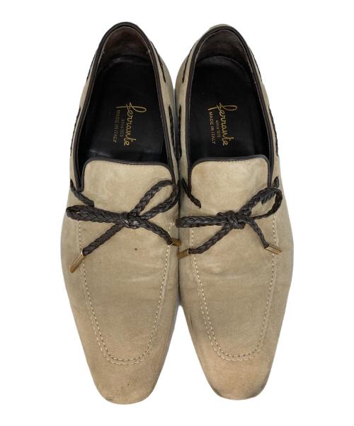 Ferrante（フェランテ）Ferrante (フェランテ) スウェードシューズ ベージュ サイズ:7の古着・服飾アイテム