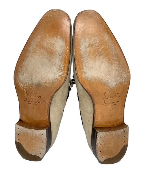 Ferrante（フェランテ）Ferrante (フェランテ) スウェードシューズ ベージュ サイズ:7の古着・服飾アイテム