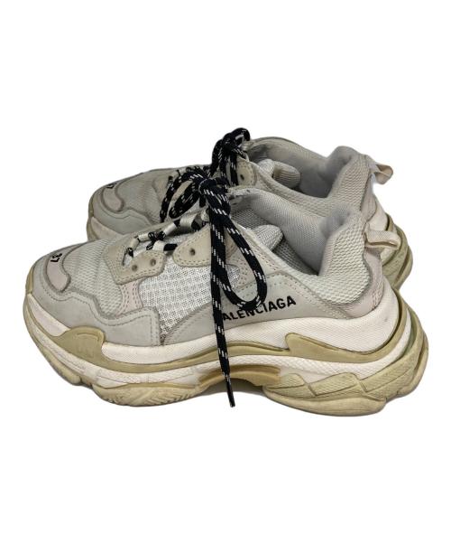 BALENCIAGA（バレンシアガ）BALENCIAGA (バレンシアガ) TRIPLE S ホワイト サイズ:24.5の古着・服飾アイテム