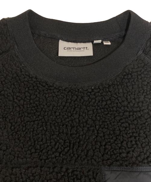 CarHartt（カーハート）CarHartt (カーハート) ボアスウェット ブラック サイズ:Mの古着・服飾アイテム