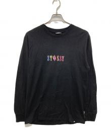 stussy（ステューシー）の古着「刺繍カットソー」｜ブラック