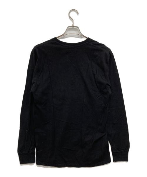 stussy（ステューシー）stussy (ステューシー) 刺繍カットソー ブラック サイズ:Mの古着・服飾アイテム