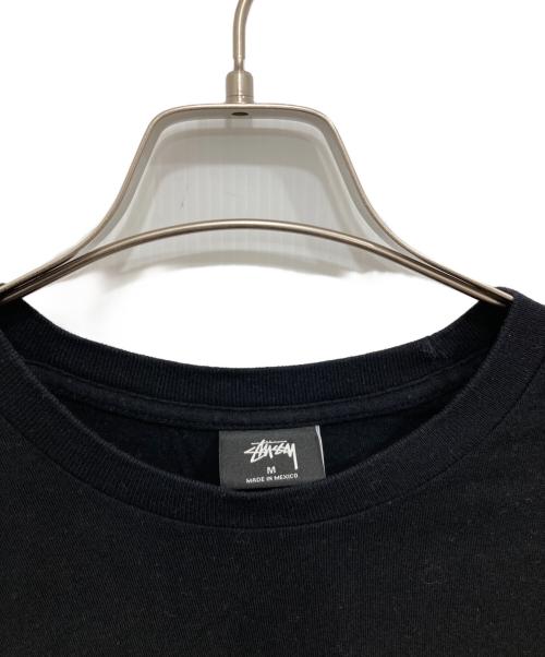 stussy（ステューシー）stussy (ステューシー) 刺繍カットソー ブラック サイズ:Mの古着・服飾アイテム