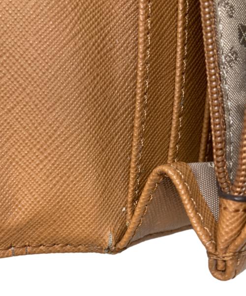 MICHAEL KORS（マイケル・コース）MICHAEL KORS (マイケル・コース) 長財布 ホワイト×ベージュの古着・服飾アイテム