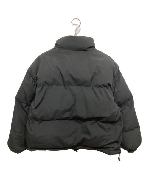 ETELIO（エテリオ）ETELIO (エテリオ) タフタ×フリース リバーシブル機能性中綿ブルゾン ブラック サイズ:Mの古着・服飾アイテム