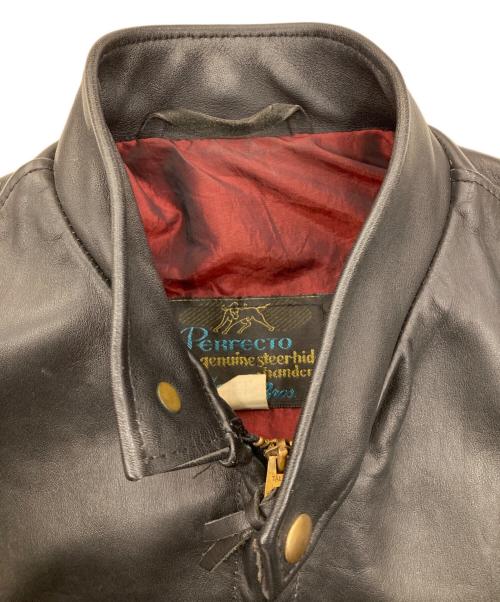 SCHOTT BROS.（ショット）SCHOTT BROS. (ショット) シングルライダースレザージャケット ブラック サイズ:34の古着・服飾アイテム