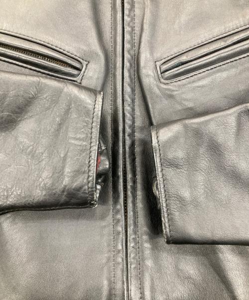 SCHOTT BROS.（ショット）SCHOTT BROS. (ショット) シングルライダースレザージャケット ブラック サイズ:34の古着・服飾アイテム