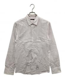 LOUIS VUITTON（ルイ ヴィトン）の古着「ストライプシャツ」｜レッド