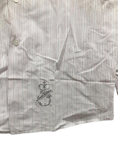 LOUIS VUITTON（ルイ ヴィトン）LOUIS VUITTON (ルイ ヴィトン) ストライプシャツ レッド サイズ:Sの古着・服飾アイテム