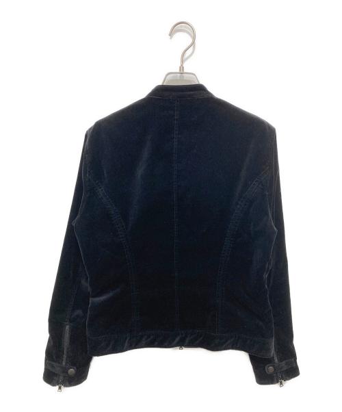 PAUL SMITH（ポールスミス）Paul Smith (ポールスミス) ベロアドライバーズジャケットジャケット ブラック サイズ:Mの古着・服飾アイテム