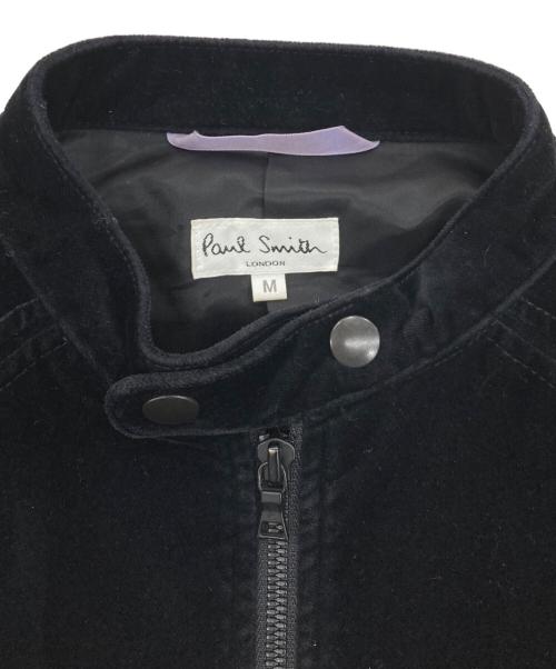 PAUL SMITH（ポールスミス）Paul Smith (ポールスミス) ベロアドライバーズジャケットジャケット ブラック サイズ:Mの古着・服飾アイテム