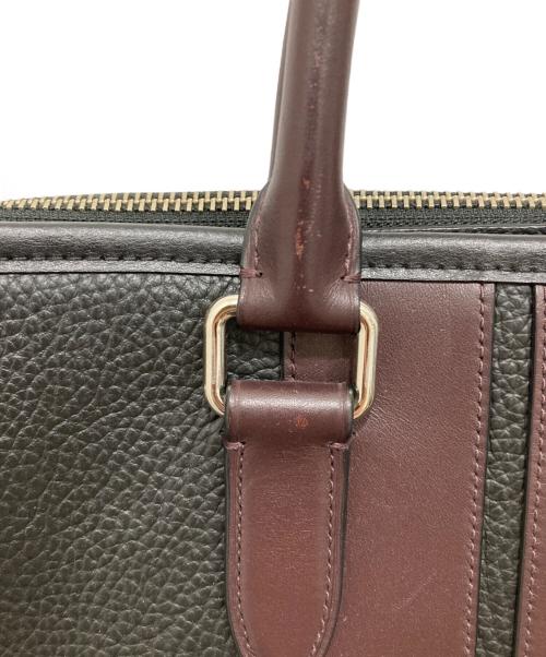 COACH（コーチ）COACH (コーチ) 2WAYブリーフケース ブラック×ブラウンの古着・服飾アイテム