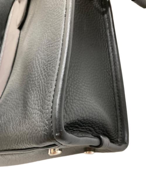 COACH（コーチ）COACH (コーチ) 2WAYブリーフケース ブラック×ブラウンの古着・服飾アイテム