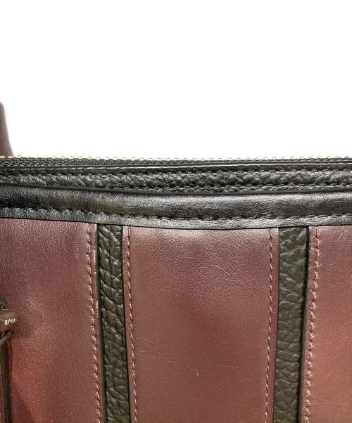 COACH（コーチ）COACH (コーチ) 2WAYブリーフケース ブラック×ブラウンの古着・服飾アイテム