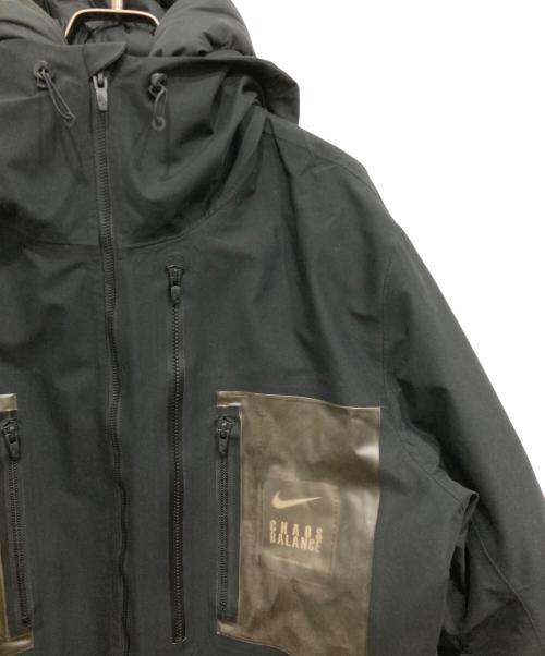 NIKE（ナイキ）NIKE (ナイキ) UNDERCOVER (アンダーカバー) レイヤーフィッシュテールパーカー ブラック サイズ:Lの古着・服飾アイテム