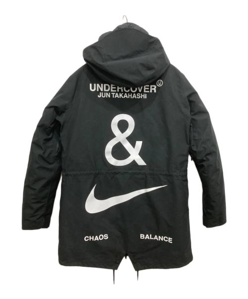 NIKE（ナイキ）NIKE (ナイキ) UNDERCOVER (アンダーカバー) レイヤーフィッシュテールパーカー ブラック サイズ:Lの古着・服飾アイテム