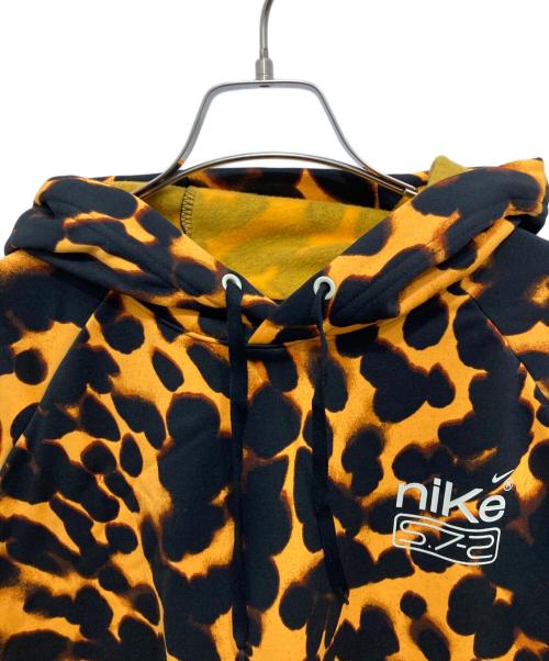 NIKE（ナイキ）NIKE (ナイキ) レオパード柄パーカー イエロー サイズ:XLの古着・服飾アイテム