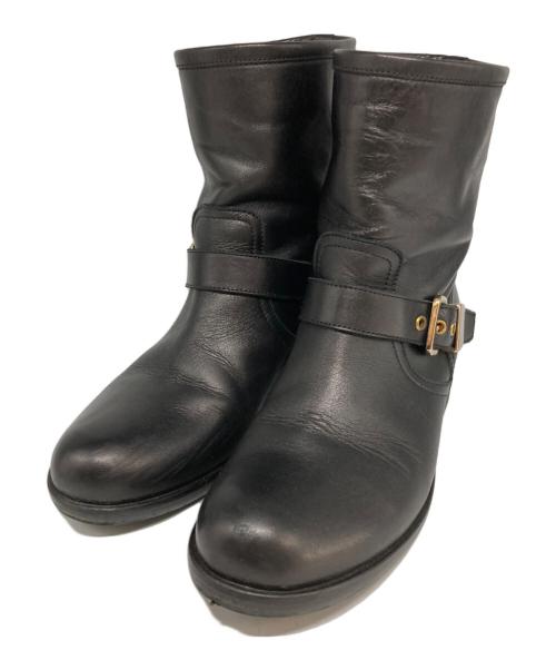 PELLICO SUNNY（ペリーコサニー）PELLICO SUNNY (ペリーコサニー) エンジニアショートブーツ ブラック サイズ:36の古着・服飾アイテム