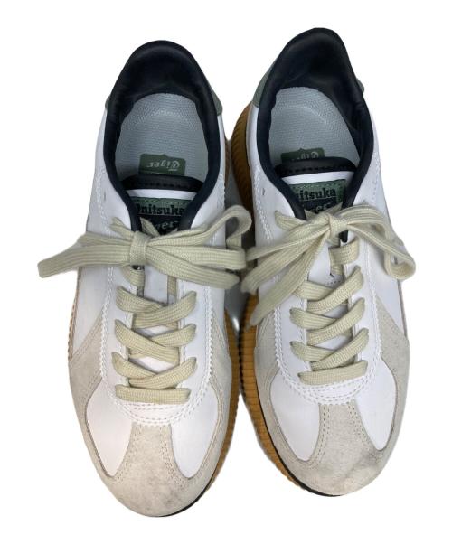 Onitsuka Tiger（オニツカタイガー）Onitsuka Tiger (オニツカタイガー) DELECITY ホワイト×ベージュ サイズ:23.5の古着・服飾アイテム