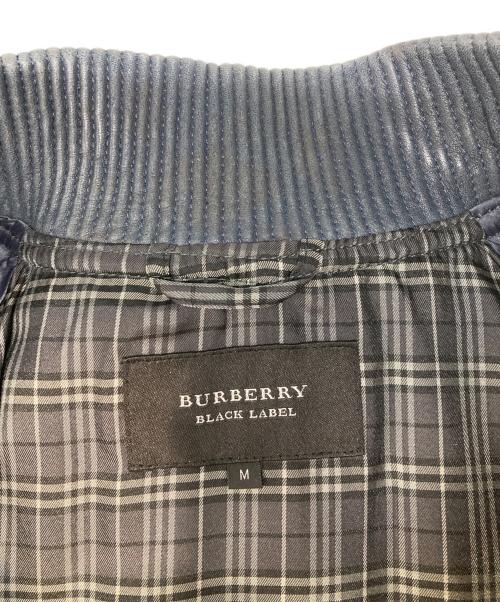 BURBERRY BLACK LABEL（バーバリーブラックレーベル）BURBERRY BLACK LABEL (バーバリーブラックレーベル) レザージャケット ネイビー サイズ:Mの古着・服飾アイテム