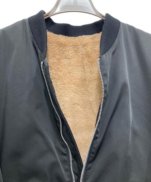 SHIPS Colors（シップス カラーズ）SHIPS Colors (シップス カラーズ) THERMOLITE(R) ボア ボマー ジャケット ブラック サイズ:XLの古着・服飾アイテム