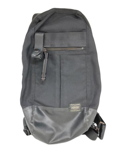PORTER（ポーター）PORTER (ポーター) スリングショルダーバッグ ブラックの古着・服飾アイテム