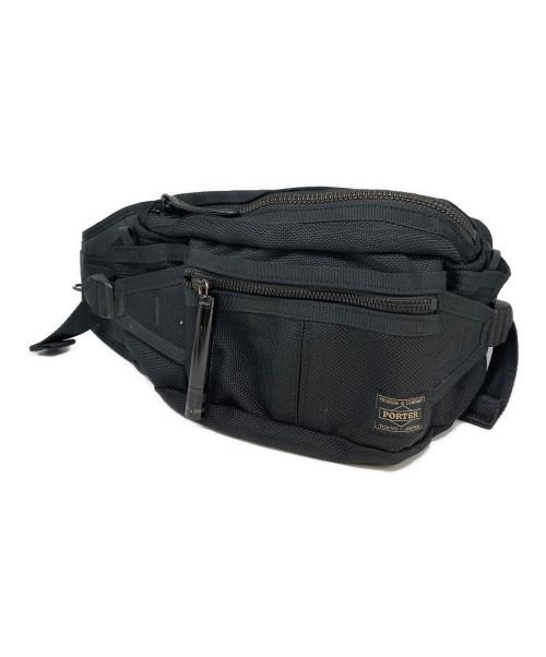 PORTER（ポーター）PORTER (ポーター) ウエストバッグ ブラックの古着・服飾アイテム