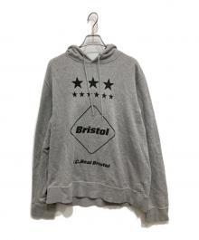 F.C.R.B.（エフシーレアルブリストル）の古着「EMBLEM PULLOVER HOODY」｜グレー