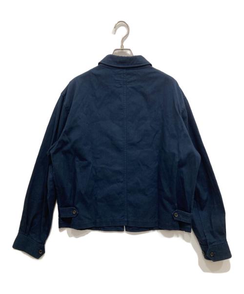 COMME des GARCONS SHIRT（コムデギャルソンシャツ）COMME des GARCONS SHIRT (コムデギャルソンシャツ) コットンジップブルゾン ネイビー サイズ:Mの古着・服飾アイテム