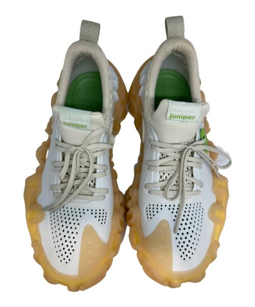 crocs（クロックス）crocs (クロックス) ローカットスニーカー ホワイト×ベージュ サイズ:m9/w11の古着・服飾アイテム