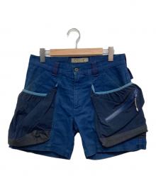 TROVE（トローヴ）の古着「BIG POCKET SHORTS」｜ブルー