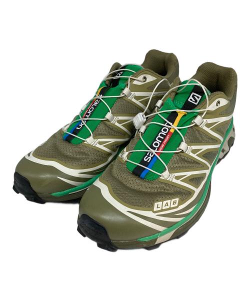 SALOMON（サロモン）SALOMON (サロモン) ローカットスニーカー カーキ サイズ:27.5の古着・服飾アイテム