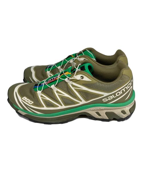 SALOMON（サロモン）SALOMON (サロモン) ローカットスニーカー カーキ サイズ:27.5の古着・服飾アイテム