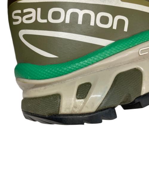 SALOMON（サロモン）SALOMON (サロモン) ローカットスニーカー カーキ サイズ:27.5の古着・服飾アイテム