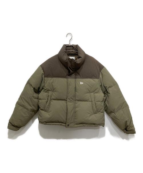 New Era（ニューエラ）New Era (ニューエラ) ダウンジャケット オリーブ サイズ:Mの古着・服飾アイテム
