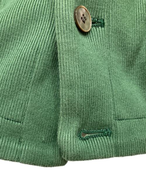 AURALEE（オーラリー）AURALEE (オーラリー) SUPER HEAVY COTTON RIB CARDIGAN グリーン サイズ:1の古着・服飾アイテム