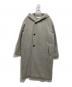 GALERIE VIE（ギャルリーヴィー）の古着「フーデッドカシミヤウールコート」｜グレー