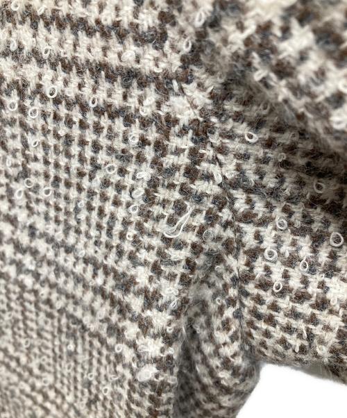 Burberry's（バーバリー）Burberry's (バーバリーズ) ウールアルパカチェックコート ベージュ サイズ:11AB3の古着・服飾アイテム