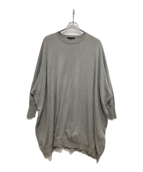 mizuiro-ind（ミズイロインド）mizuiro-ind (ミズイロインド) ニットワンピース グレー サイズ:表記なしの古着・服飾アイテム